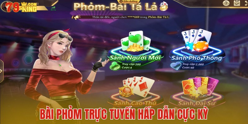 Bài Phỏm trực tuyến hấp dẫn bậc nhất cho khách hàng