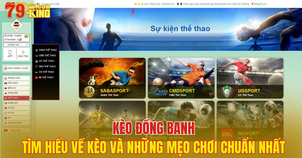 kèo đồng banh