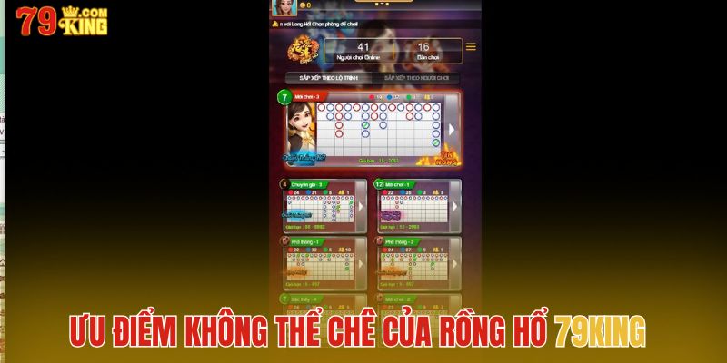 Ưu điểm không thể chê của Rồng Hổ 79King